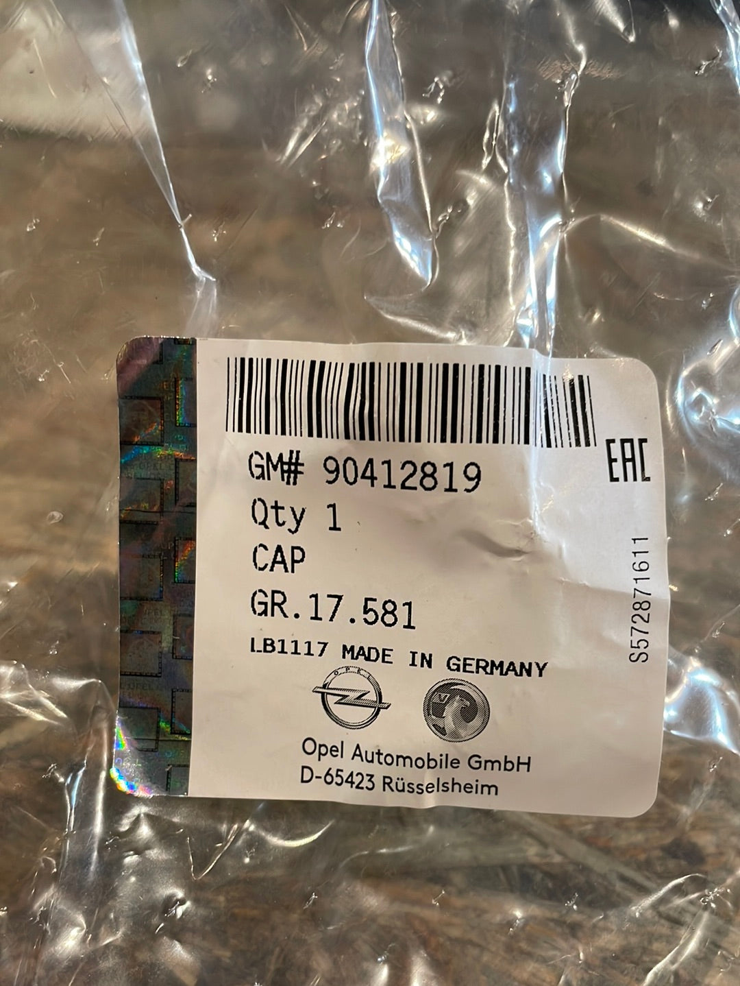 Original GM Opel Astra F Corsa B Tigra A Öleinfülldeckel Neu