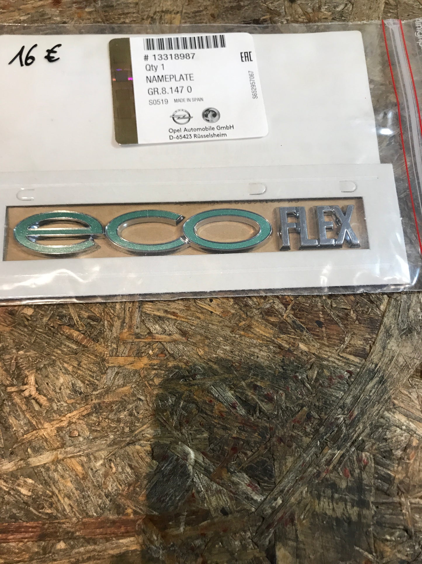 Original Ecoflex Schriftzug NEU