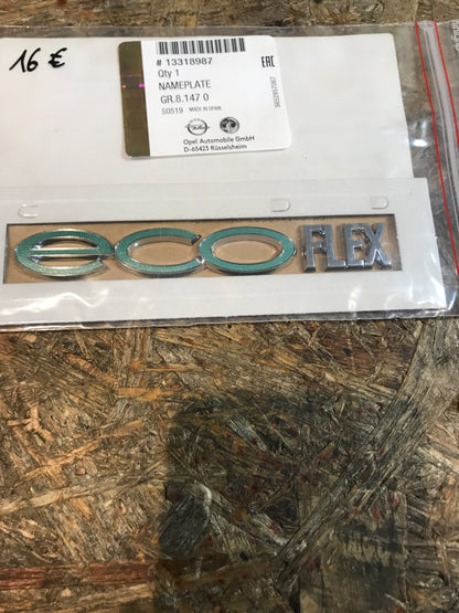 Original Ecoflex Schriftzug NEU