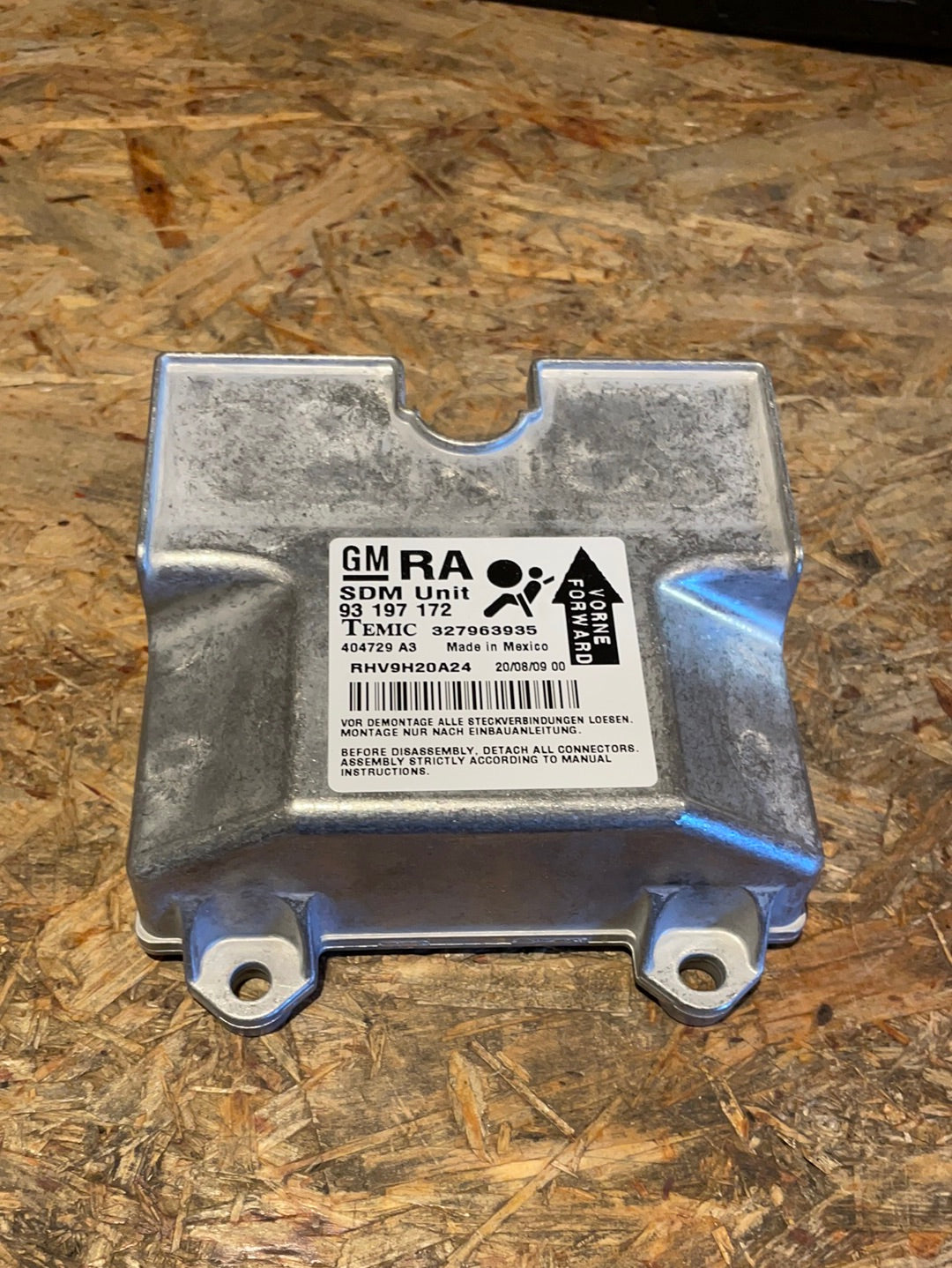 Original GM Opel Astra H Airbagsteuergerät Neu