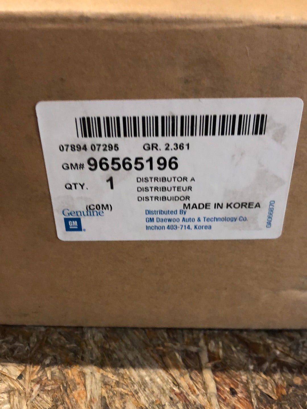 Original GM Chevrolet Matiz Tico Spark Zündsensor Neu