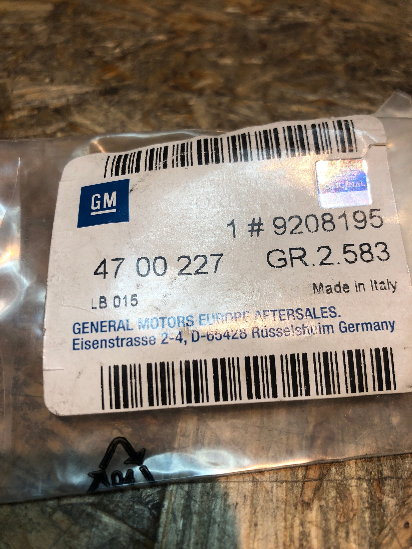 Original GM Opel Agila A Lichtscheibe Neu