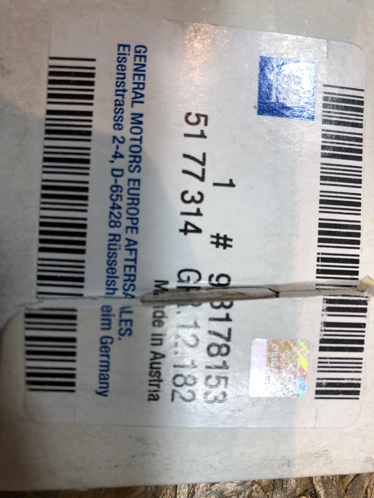 Original GM Opel Vectra C Caravan 1.9 CDTI Schriftzug Neu