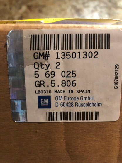 Original GM Opel Insignia A Saab 9-5 Chevrolet Malibu VIII Bremsscheibensatz hinten Neu