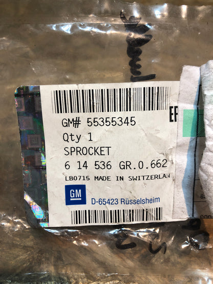 Original GM Opel Astra G Zahnrad Kurbelwelle Kettenrad Neu