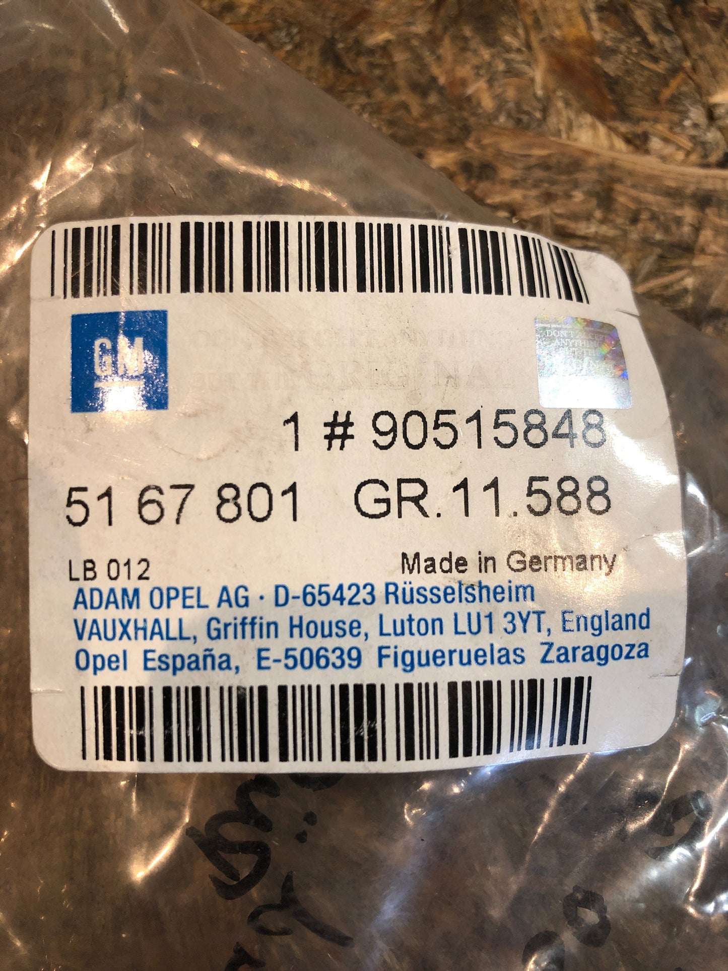 Original GM Opel Astra F Vectra B Corsa B Rad Rückenlehne Verstellung Neu