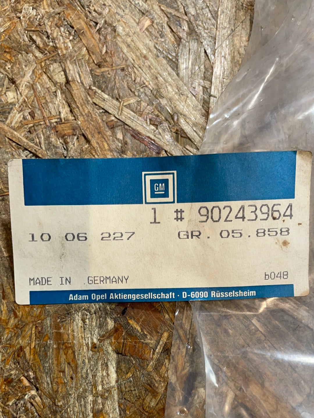 Original GM Opel Ascona C Kadett E Radblende Weiß Neu