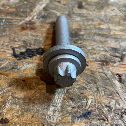 Original Oldtimer/ Youngtimer Torxschraube M10x55 mit Unterlegscheibe Halter an Stütze Neu