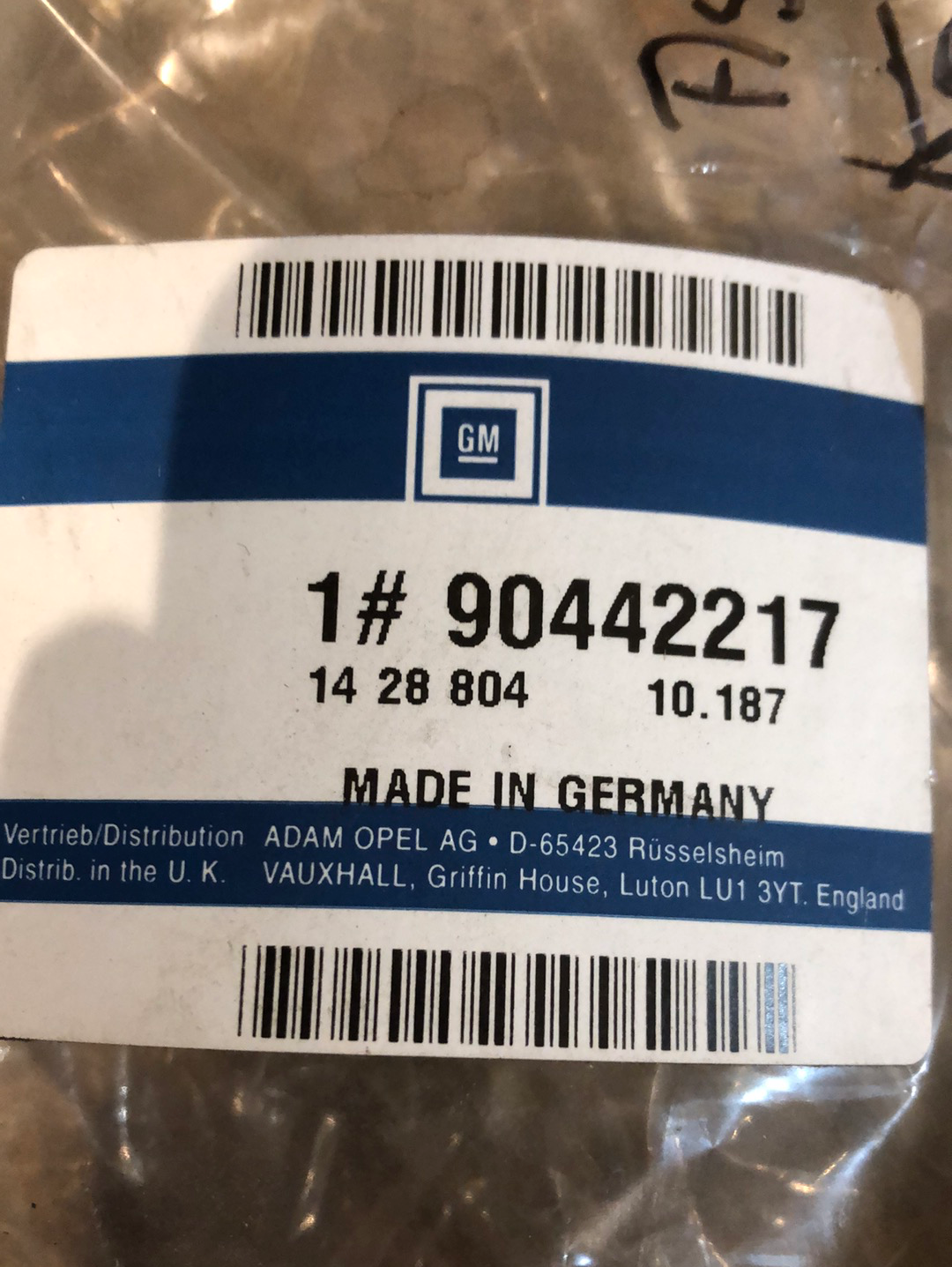 Original GM Opel Astra F Kadett E Abdeckung Außenspiegel Rechts Neu