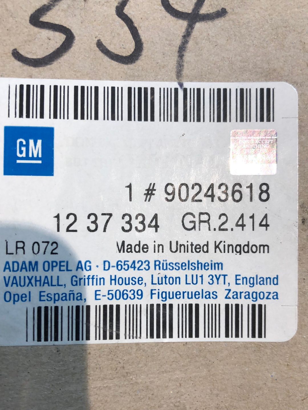 Original GM Opel Corsa B 1.2i 33kW Zündmodul Neu