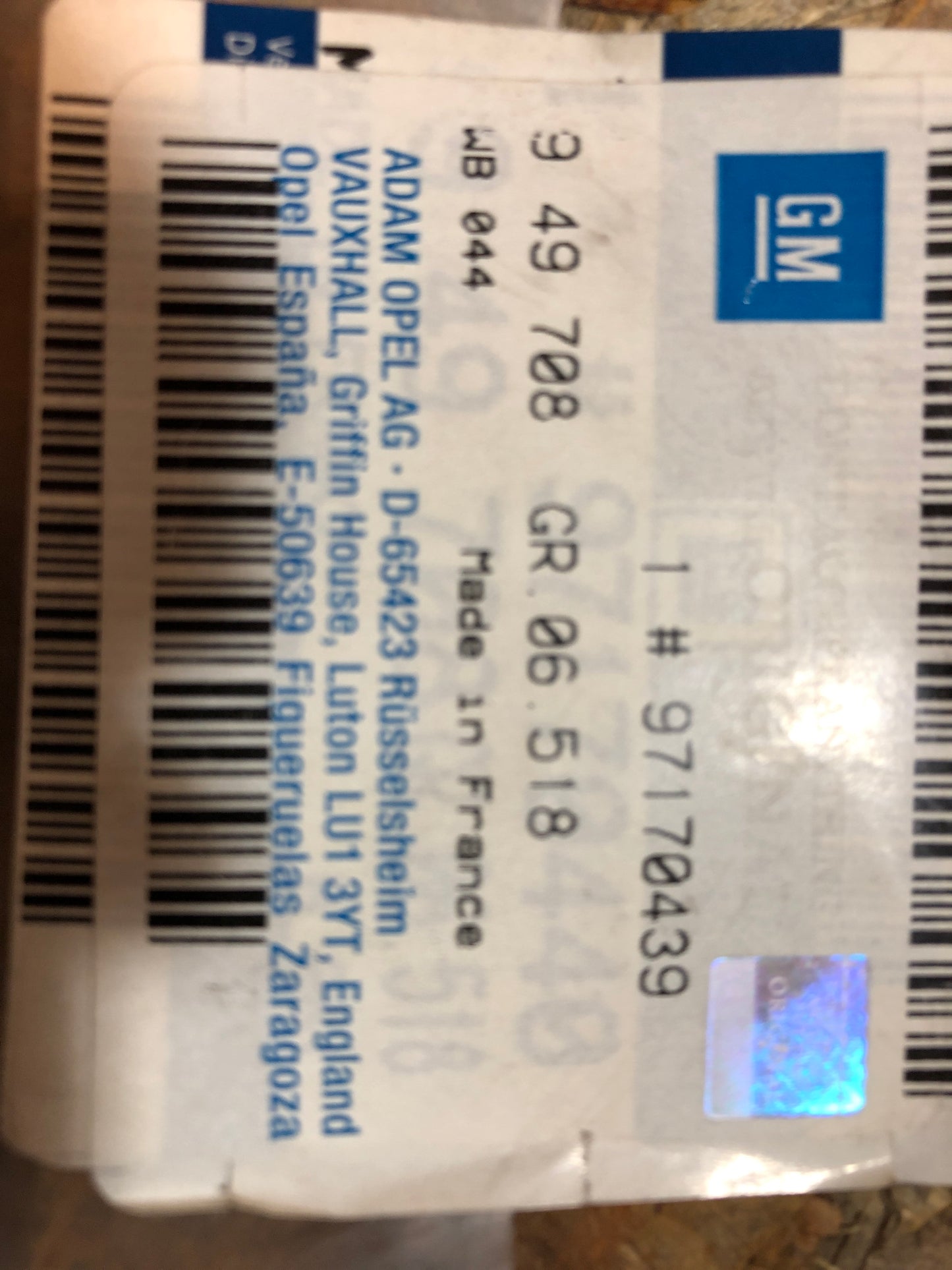 Original Opel Frontera Rohr Lenkgetriebe Neu