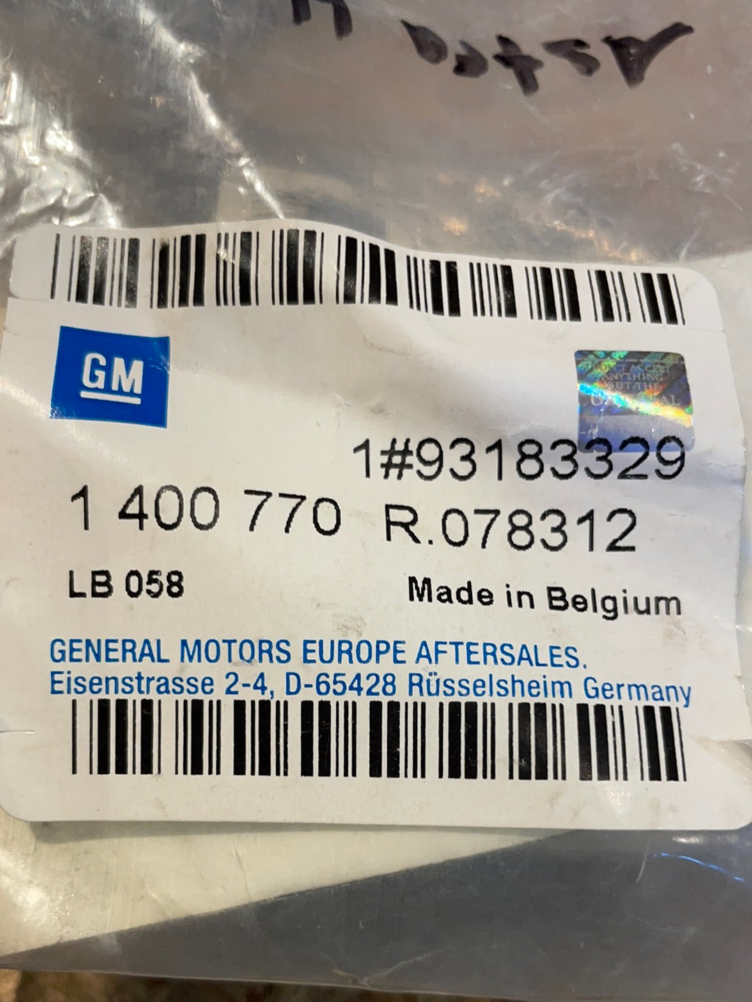 Original GM Opel Astra H Caravan Blende Stoßfänger vorne rechts Neu