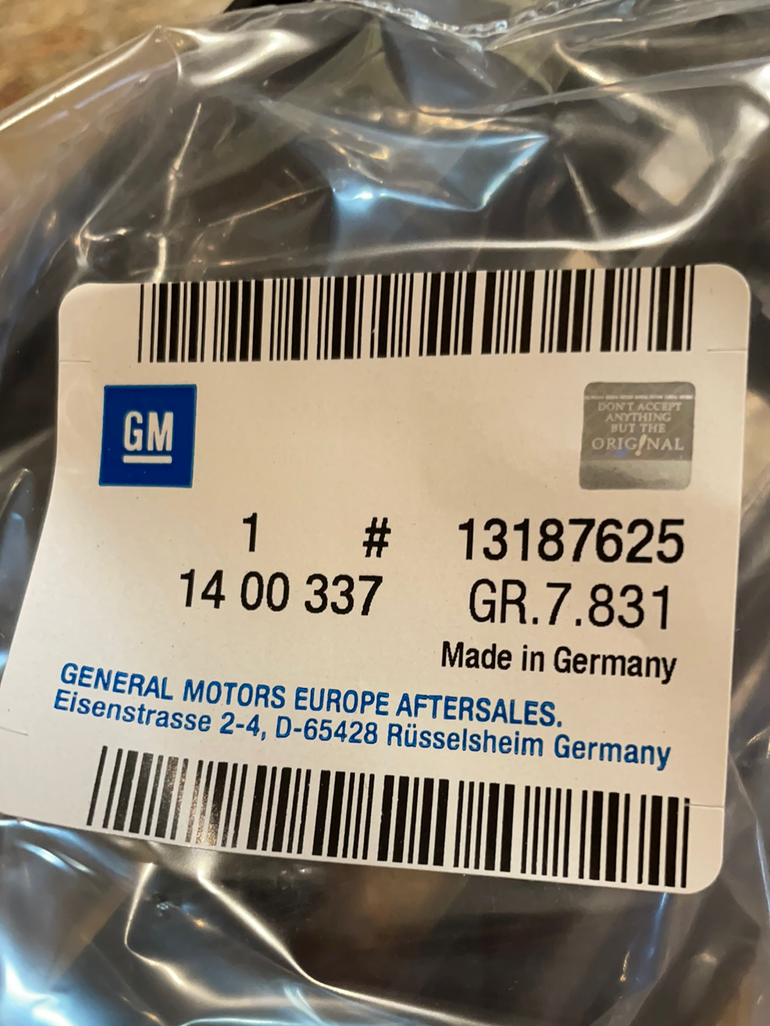 Original GM Opel Zafira B Lüftungsgitter Kühlergrill Neu