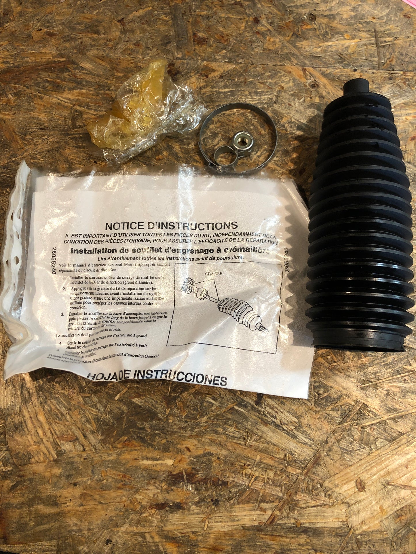 Original GM Opel Tigra B Meriva Reparatursatz Lenkmanschette Neu