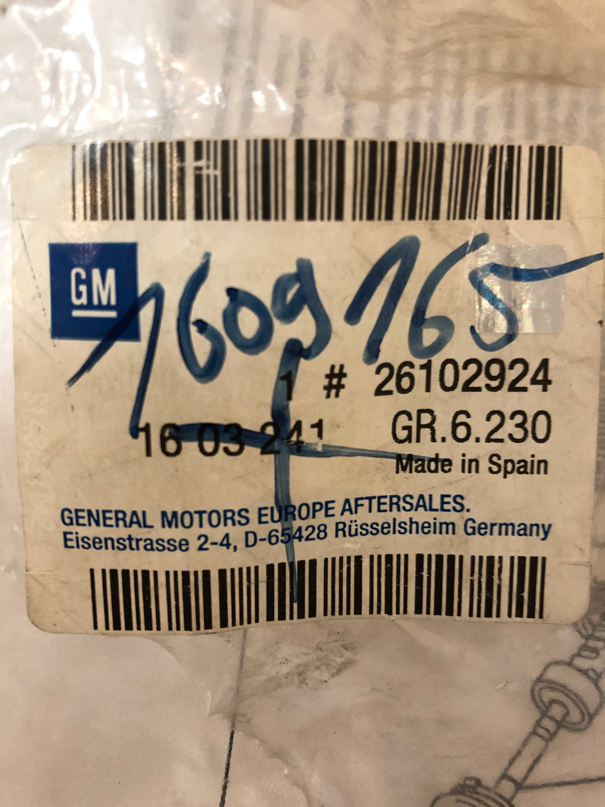 Original GM Opel Meriva A Reparatursatz Lenkmanschette Neu