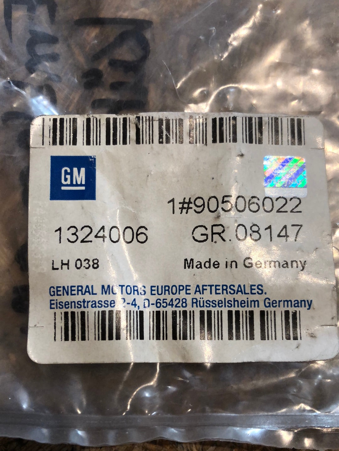 Original GM Opel Vectra B Emblem an Kühlergitter Neu
