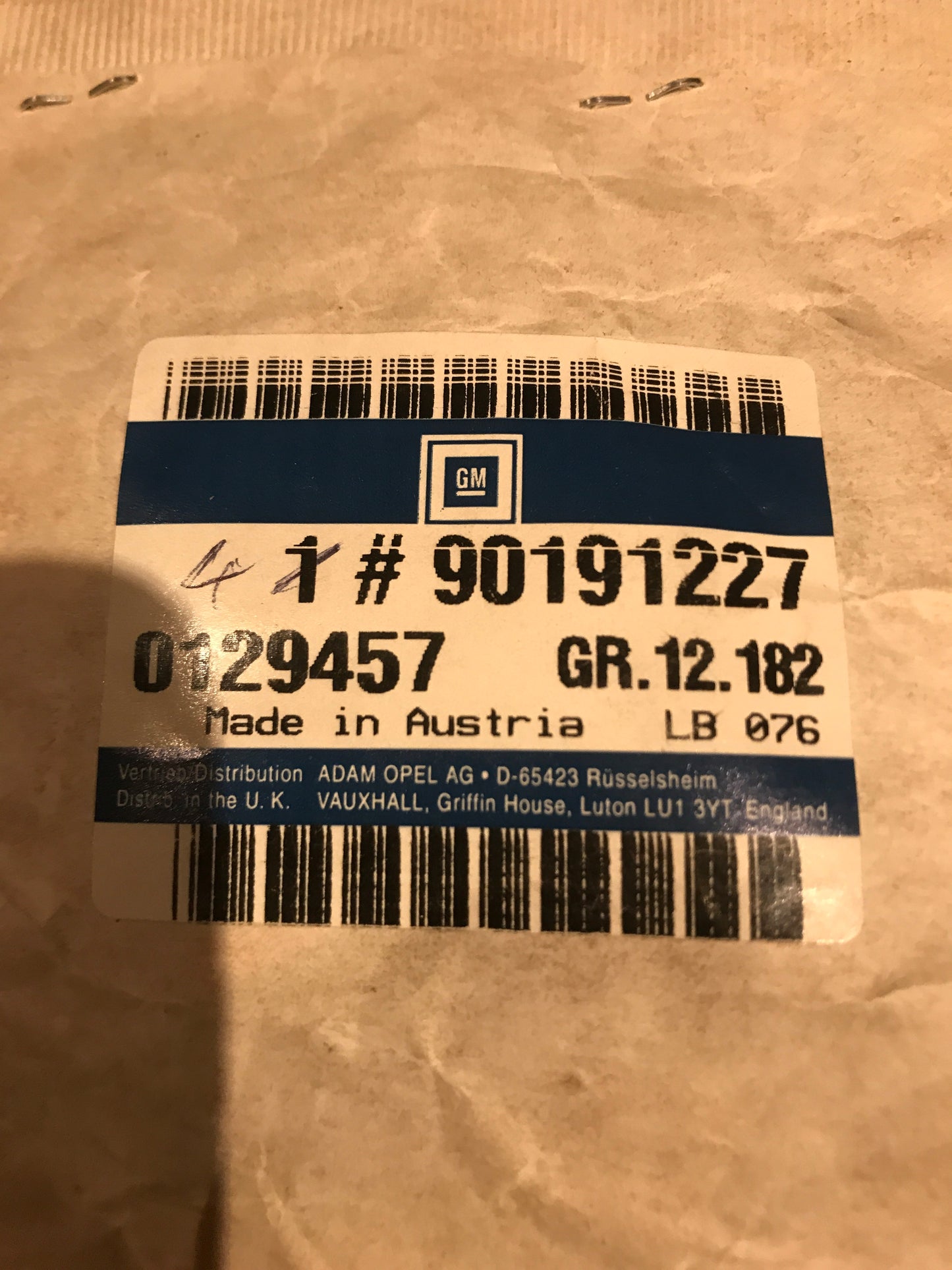 Original 1,3 Emblem für Kadett E NEU