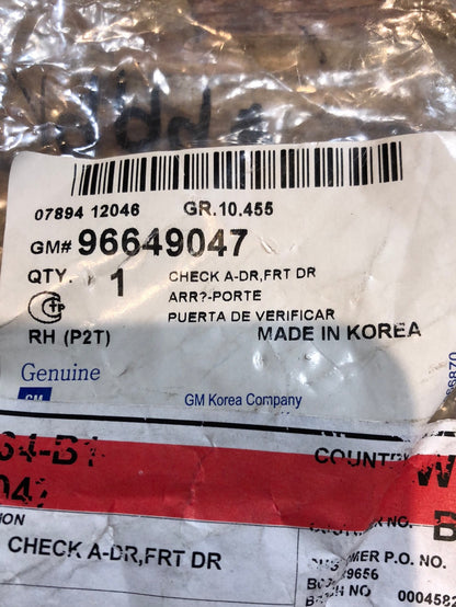 Original GM Chevrolet Aveo Türstopper vorne rechts Neu