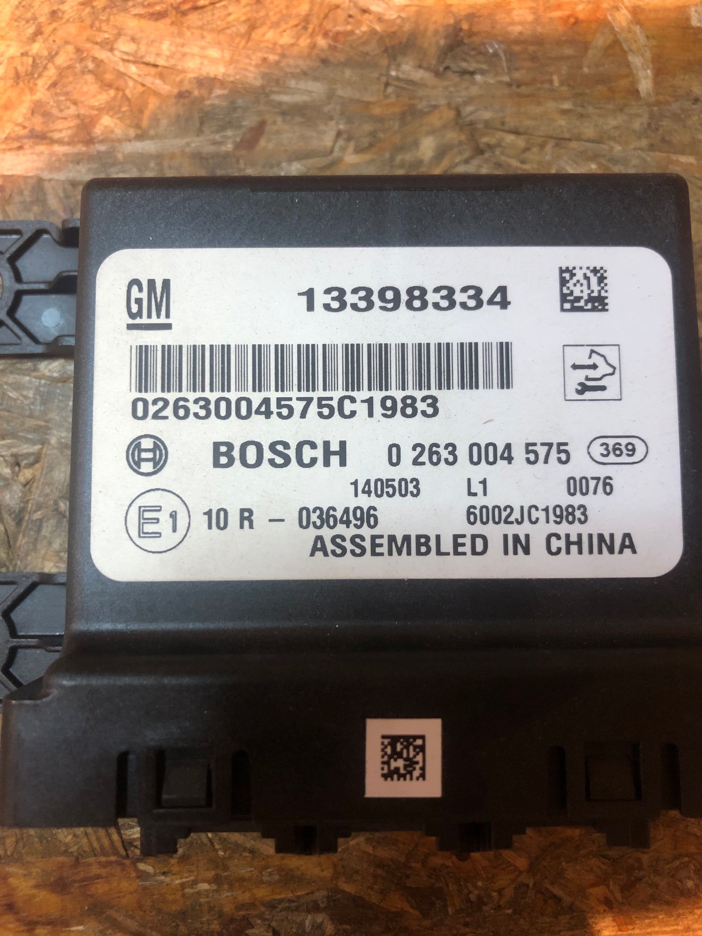 Original GM Opel Meriva B Zafira B Steuergerät Parkpilot Innenraum Neu