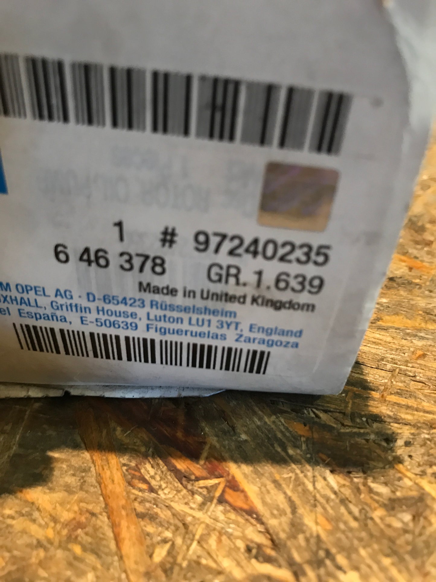Original Astra G Zafira A Ölpumpen Rotor NEU