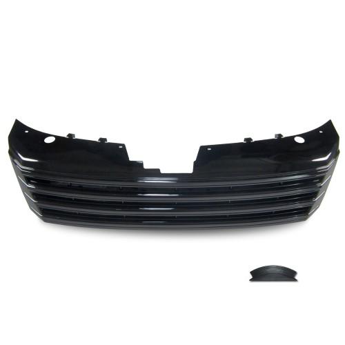 Kühlergrill ohne Emblem, hochglanz schwarz passend für VW Passat B7 (Typ 36) ab Baujahr 11/2010-