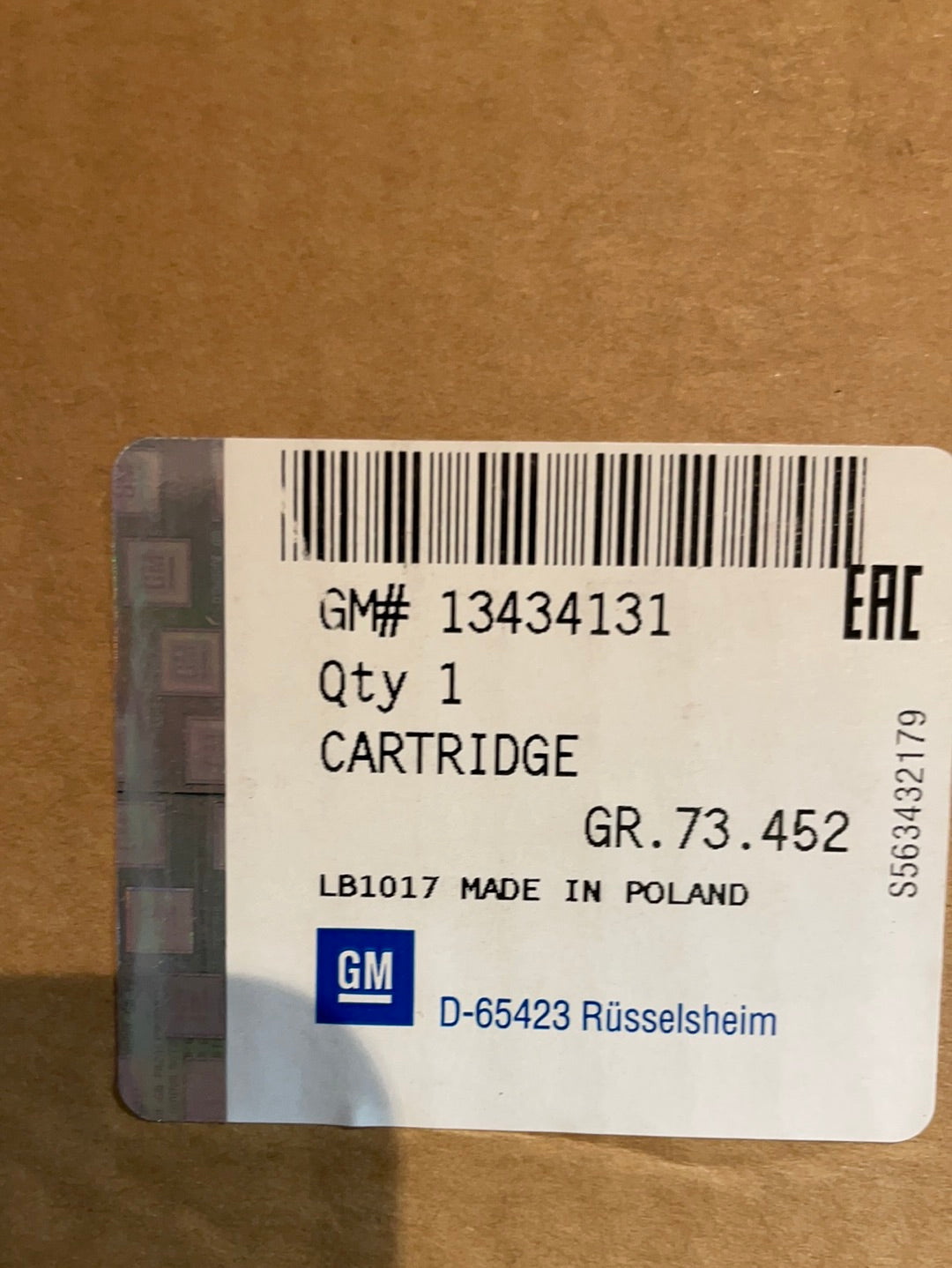Original GM Opel Corsa E Stoßdämpfer vorne links Neu