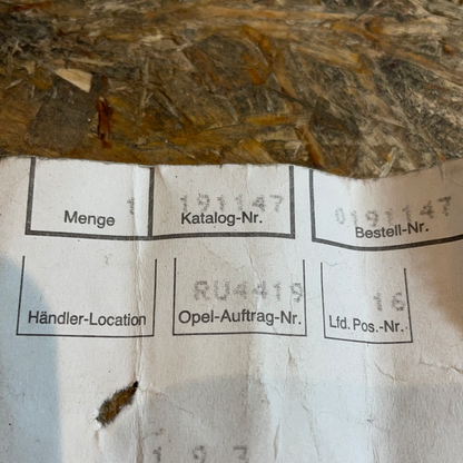Original GM Opel Vectra A/B Corsa Astra F/G Zafira A Schiebedach Leitteil Führung rechts Neu