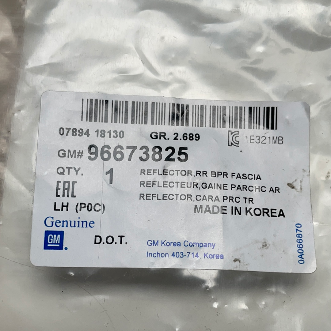 Original GM Opel Antara Reflektor links hinten Neu