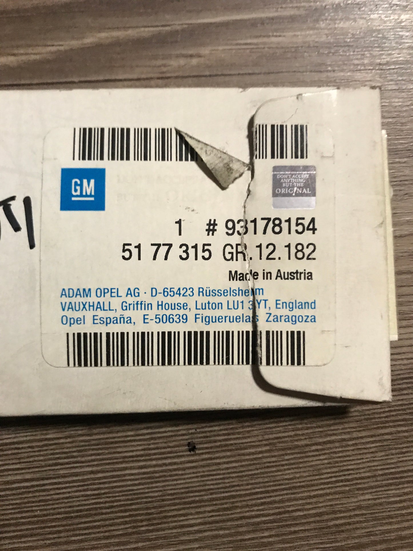 Original Signum 1,9 CDTI Schriftzug hinten NEU