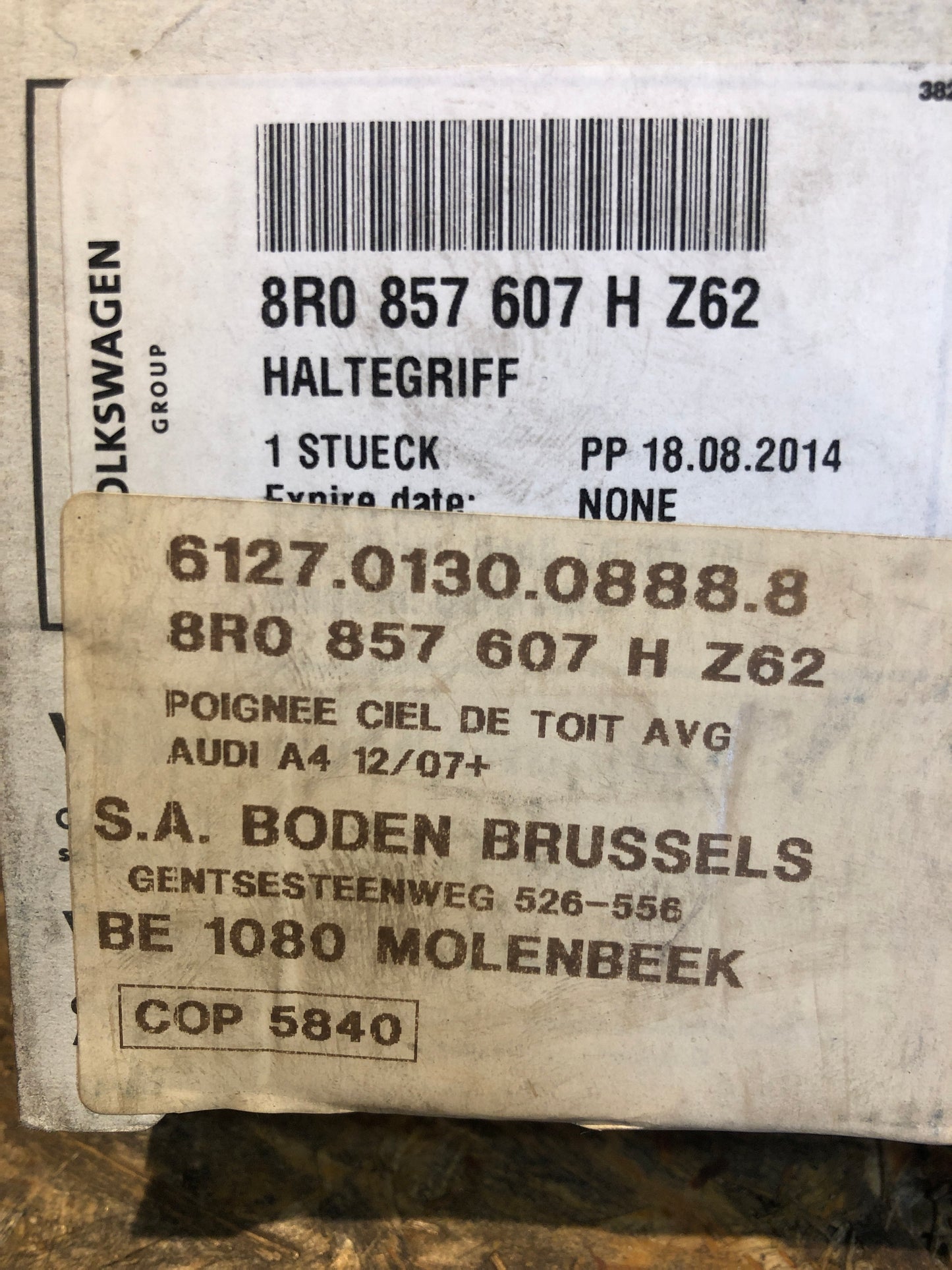 Original Audi A4 Haltegriff Angstgriff Neu