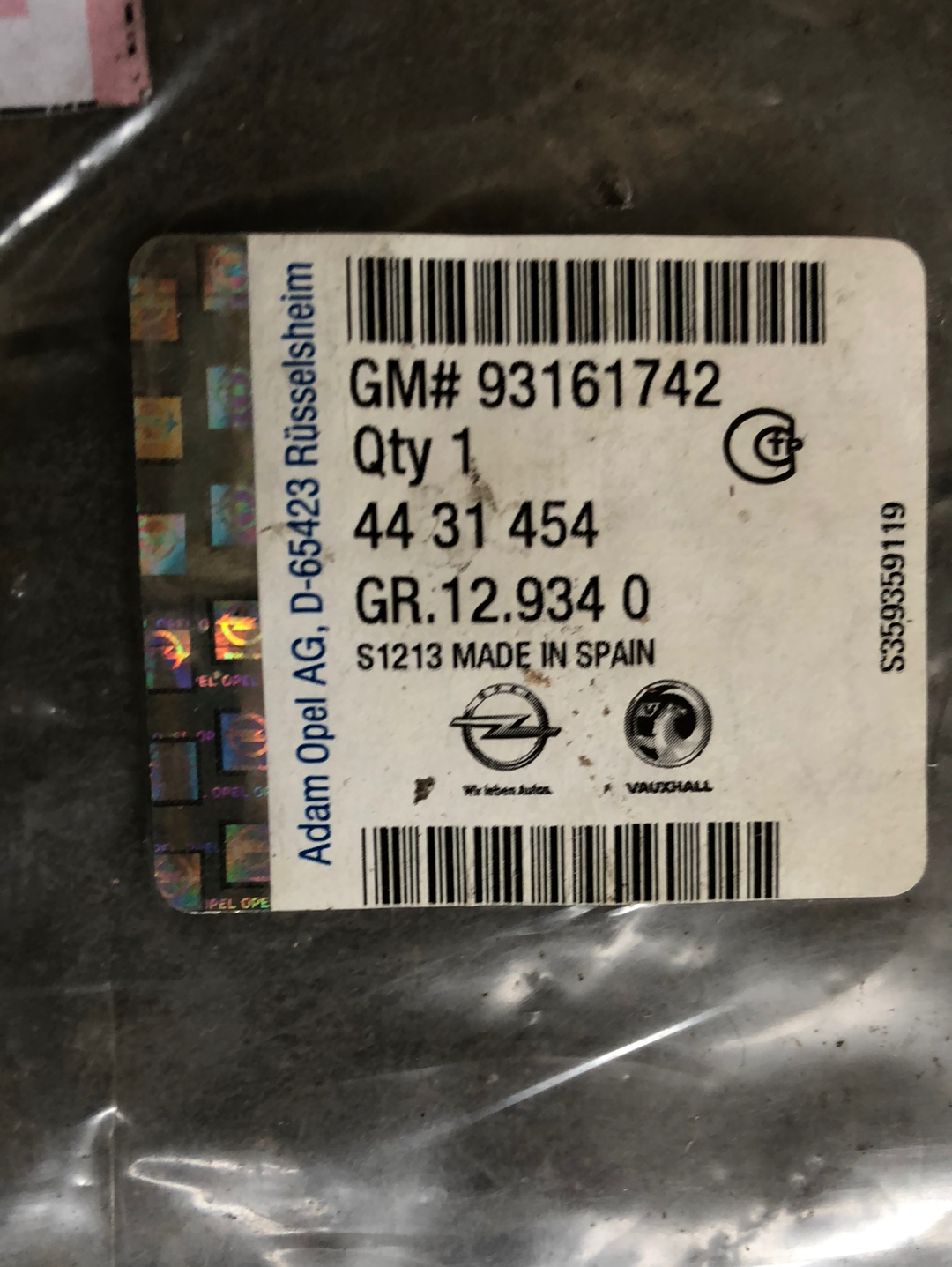 Original GM Opel Vivaro A Zierleiste Schiebetüre Unten Rechts Neu