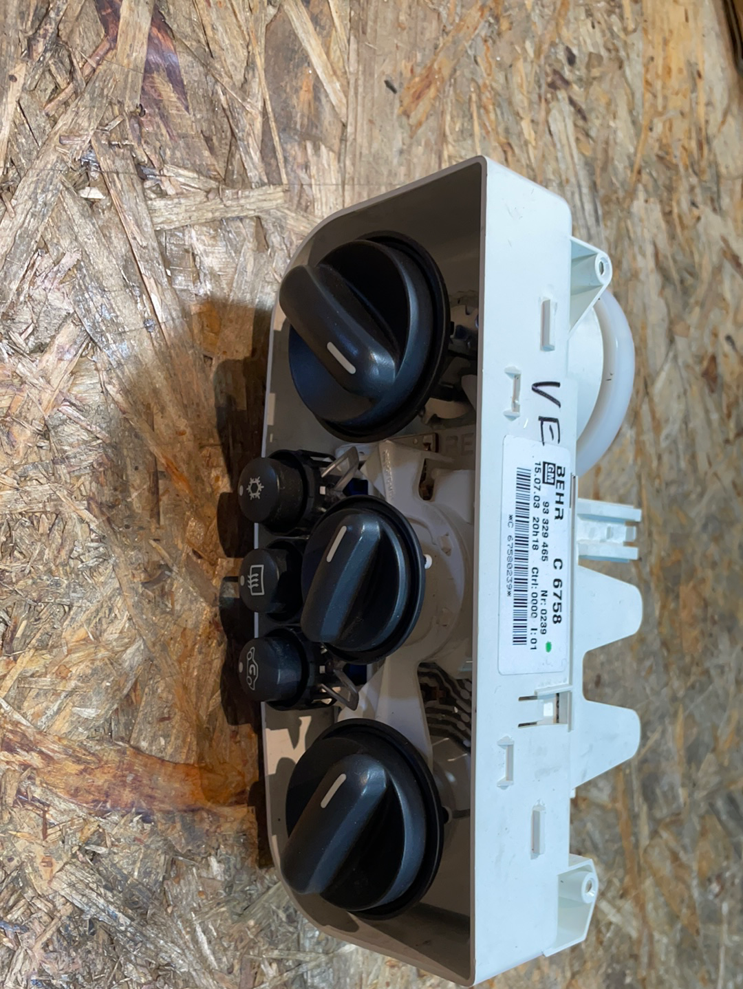 Original GM Opel Meriva A Klimabedienteil Neu