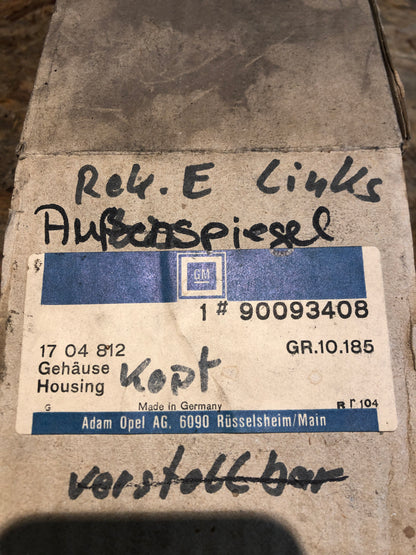 Original GM Opel Rekord E Außenspiegel Links Neu