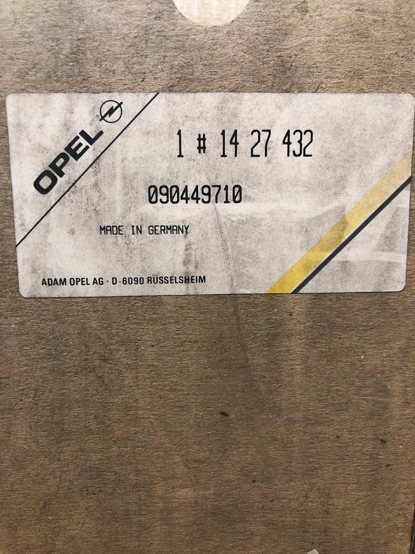 Original GM Opel Astra F Cabrio Spiegelglas außen rechts beheizt Neu