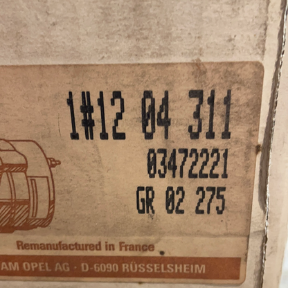 Original GM Opel Ascona B Manta B Rekord D/E Lichtmaschine AC-Delco Neu