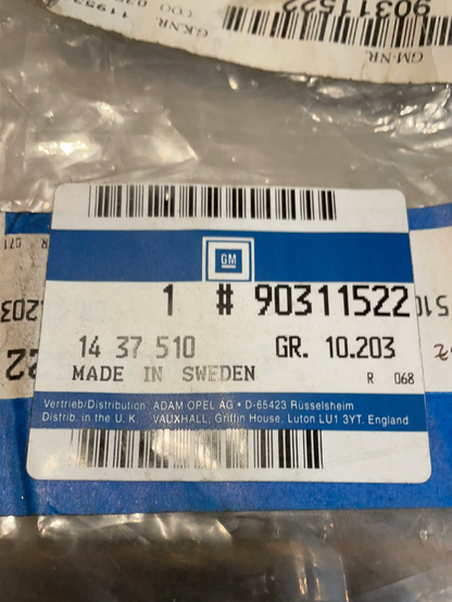 Original GM Opel Omega A Sonnenblende mit Spiegel Beifahrerseite Neu