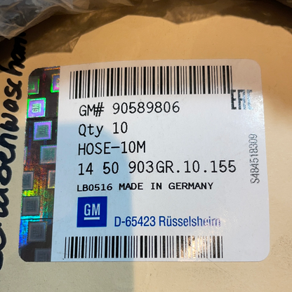 Original GM Opel Vectra C Schlauch 4x5mm Heckscheibenwaschanlage 10 Meter Neu