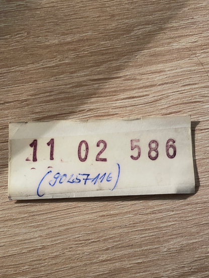 Original GM Opel Kadett E Zierleiste Kotflügel unten blaugrau mit Silberstreifen Neu