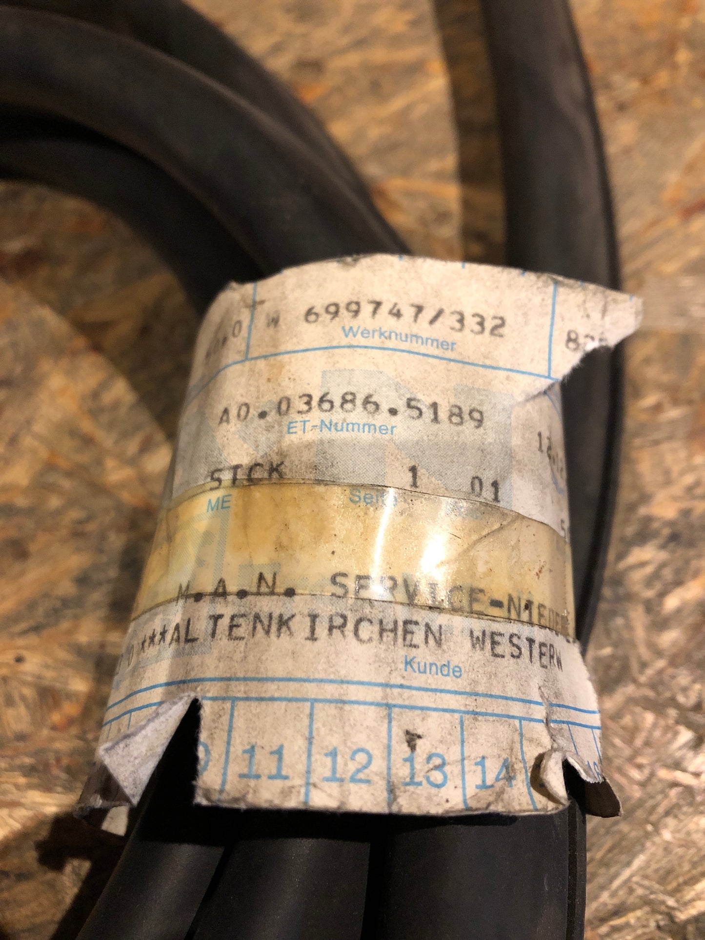 Original Man Türdichtungsstreifen Neu