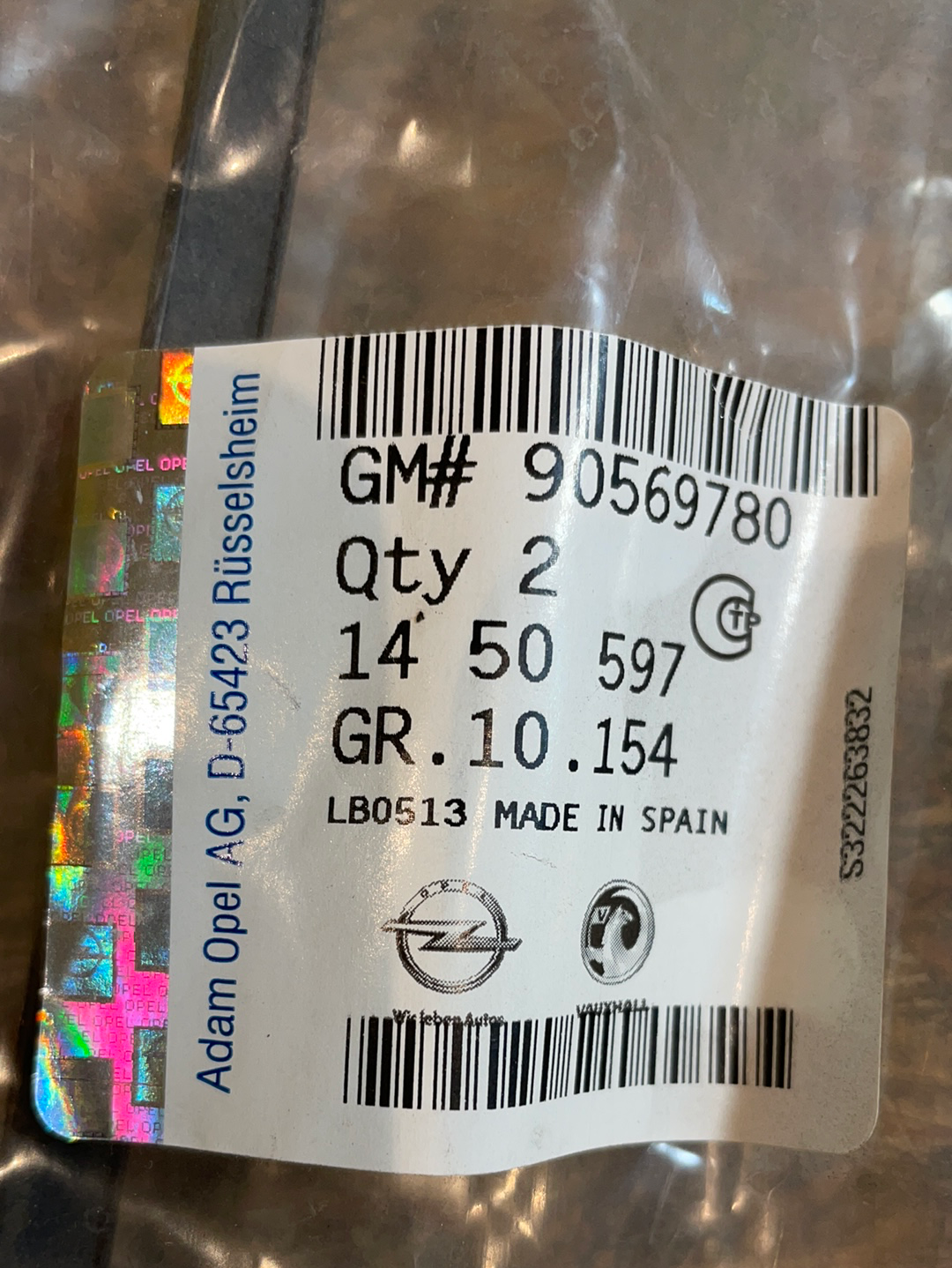 Original GM Opel Vectra B Deckel Vorratsbehälter Reinigung Frontscheibe Neu