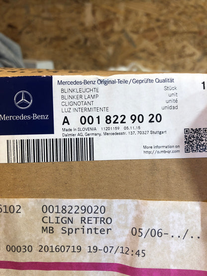Original Mercedes Sprinter W906 Blinker Außenspiegel Neu