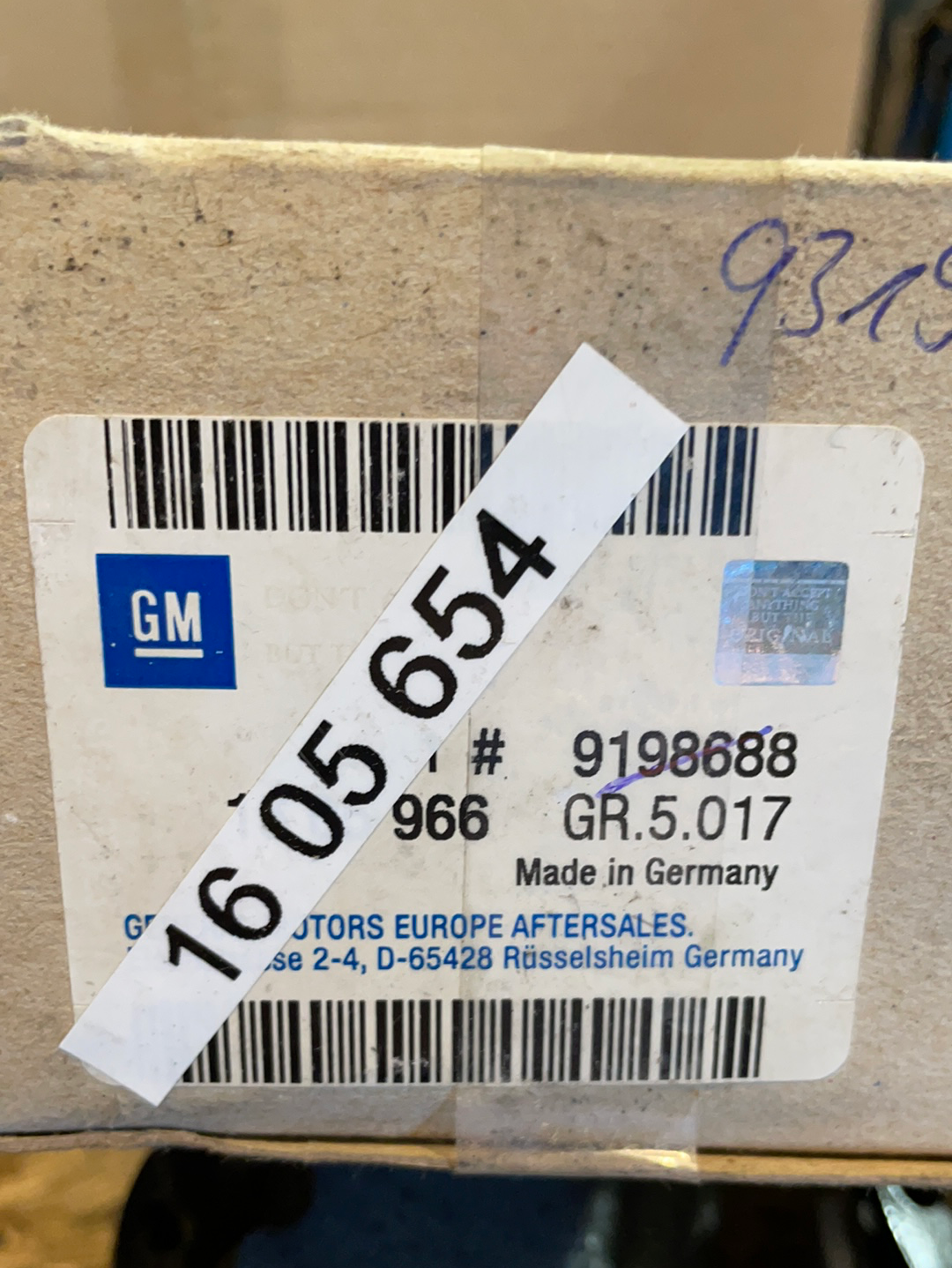 Original GM Opel Calibra A Vectra B 2,5i V6 1,6i 16V 1,8 Bremsbeläge Greenstuff vorne Neu