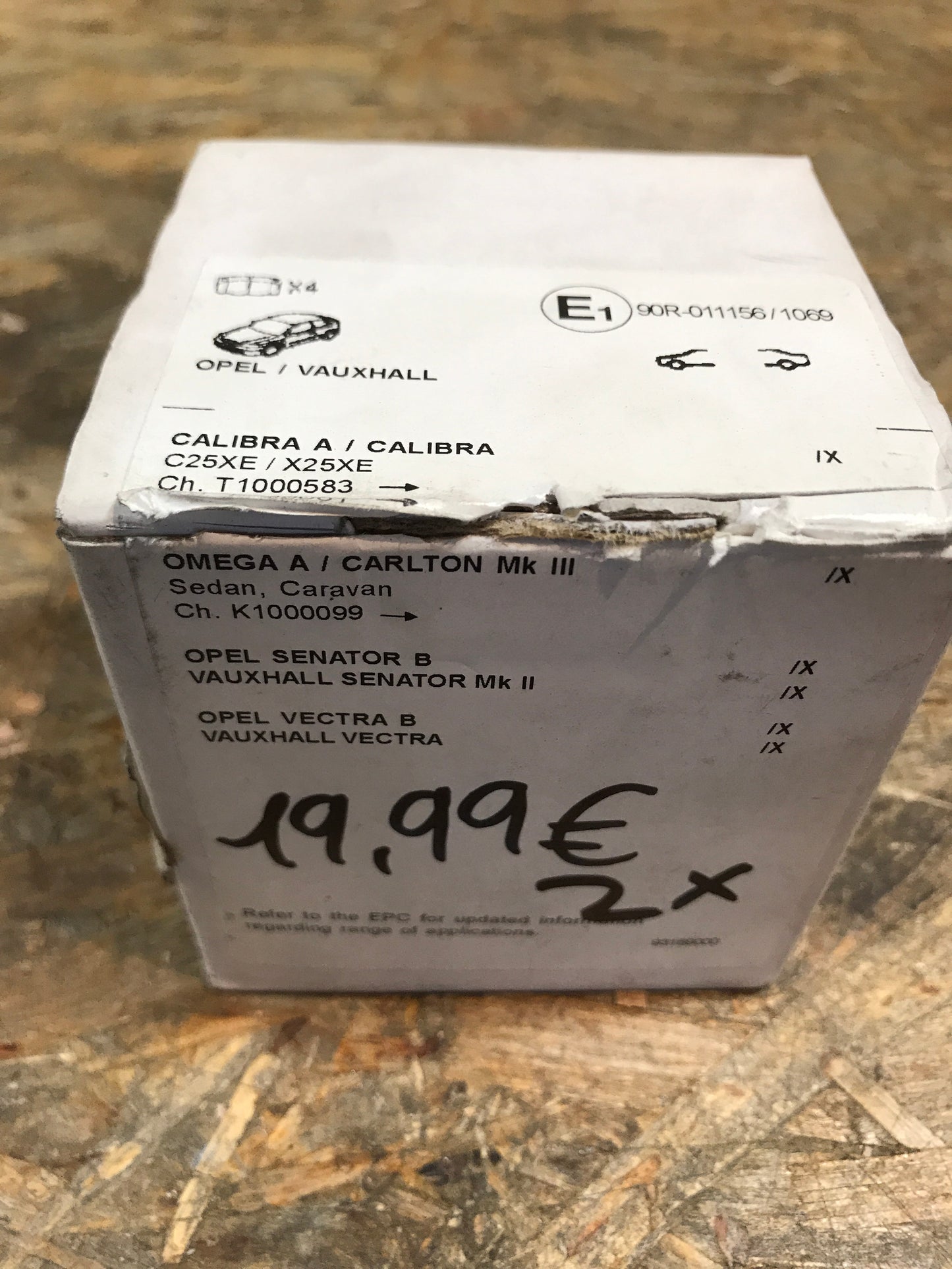 Original Calibra A Omega A Senator B Vectra B Bremsklötze hinten NEU