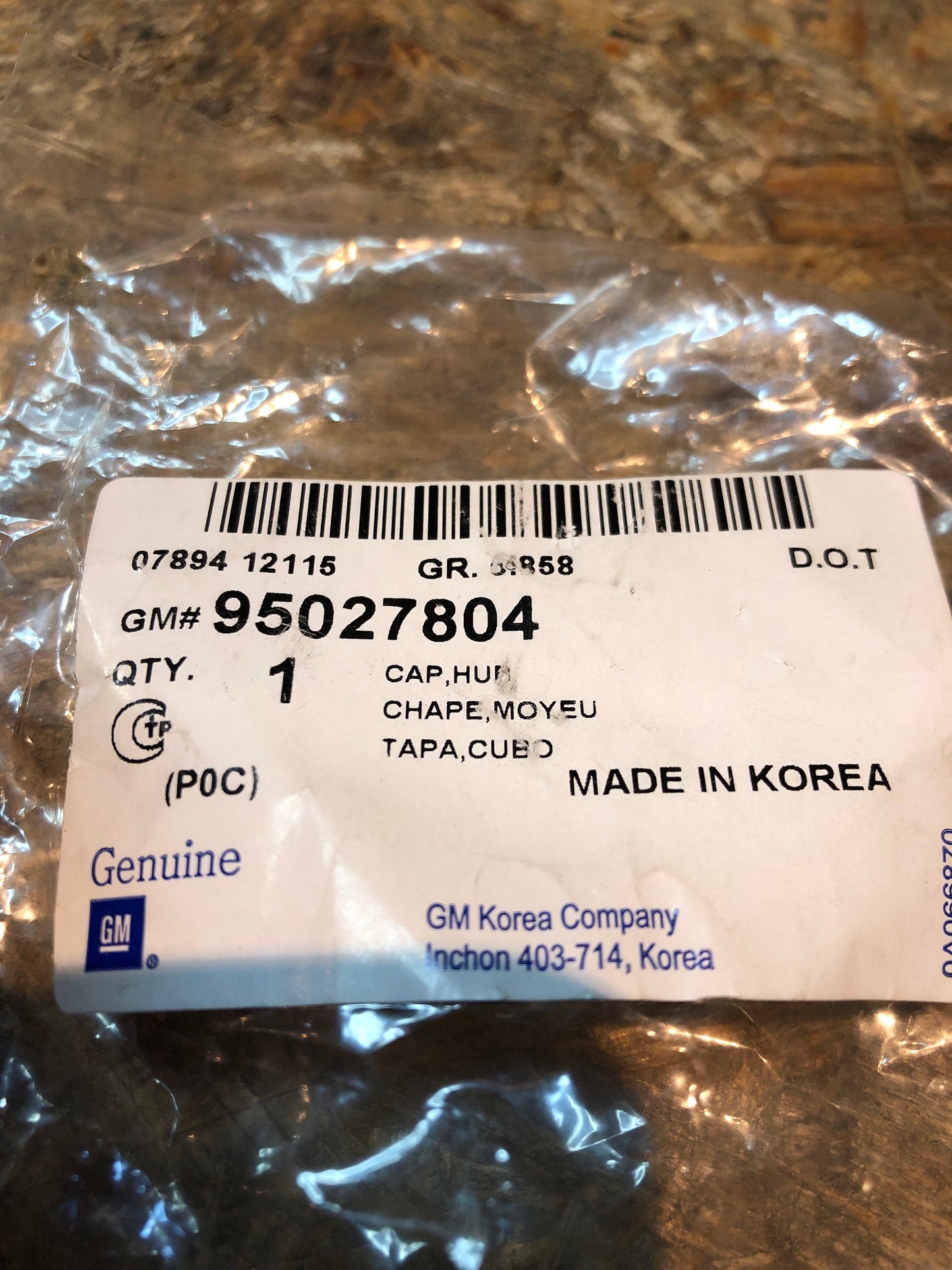 Original GM Chevrolet Captiva Aveo Epica Radnabenabdeckung Neu