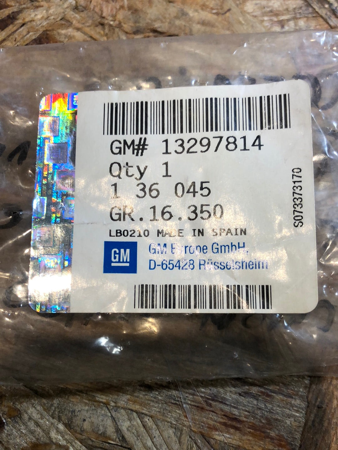 Original GM Opel Corsa D Türgriff vorne rechts innen chrom Neu