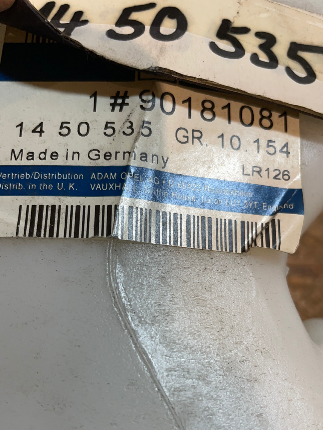 Original GM Opel Kadett E GSI Wischwasserbehälter Neu