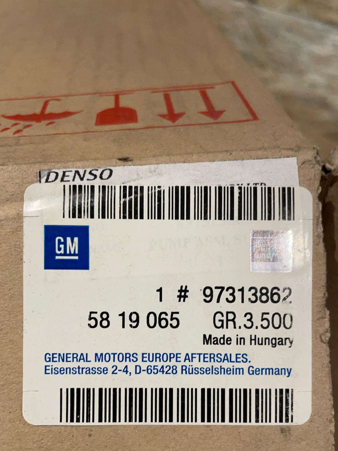 Original GM Opel Corsa C Meriva A Astra H Combo 1,7 CDTI Hochdruckpumpe Neu