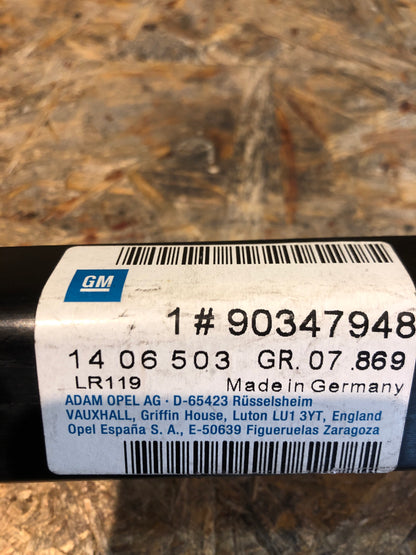 Original GM Opel Astra J Führung Stoßstangenhalter hinten links Neu