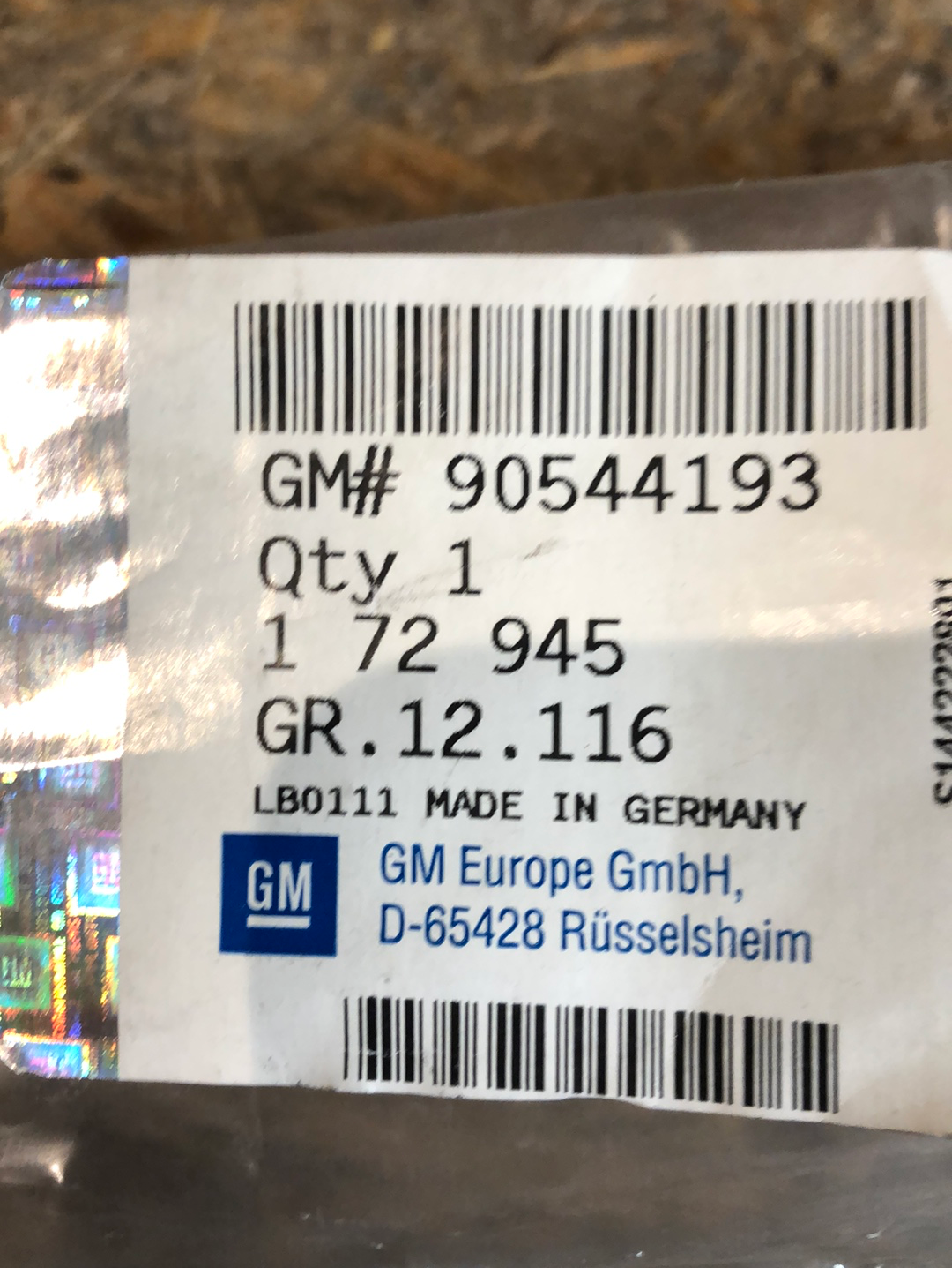 Original GM Opel Astra G Zierleiste Vorne Links Neu