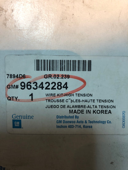 Original GM Opel Astra F CC Zündkabelsatz Neu